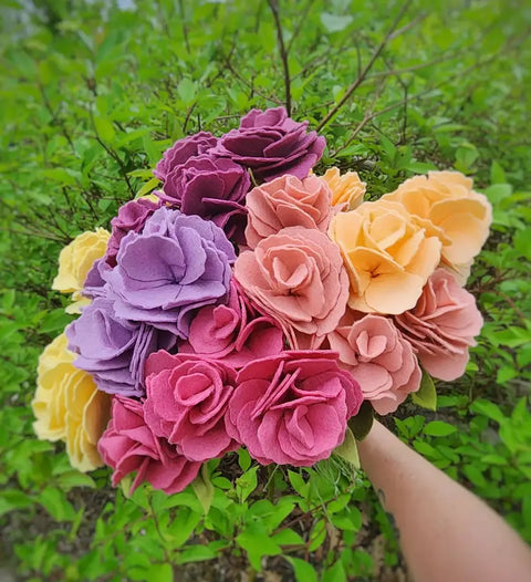 Felt Carnations