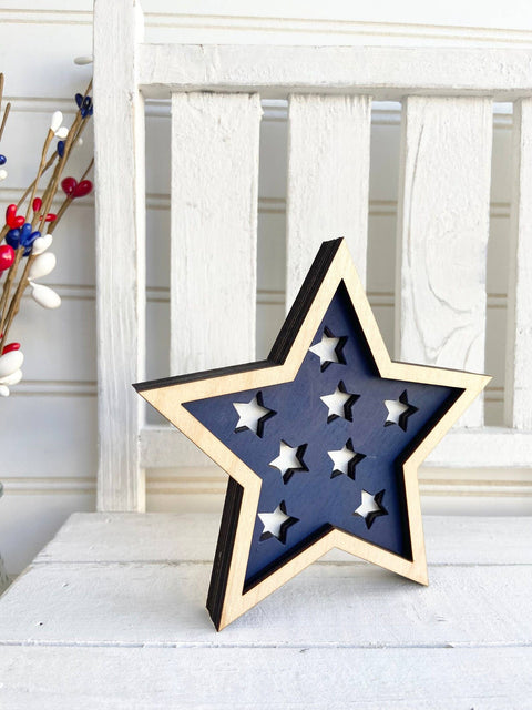 Patriotic Stars, Patriotic Decor, July 4th Decor