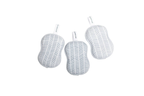 RE:Usable Sponge Set of 3 - Branches in Grey