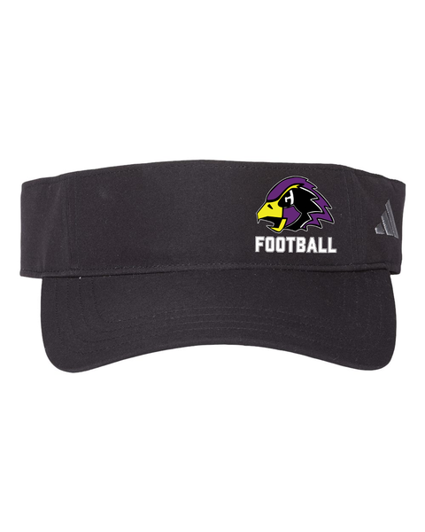 Chaska Hawks Football Visor - Black