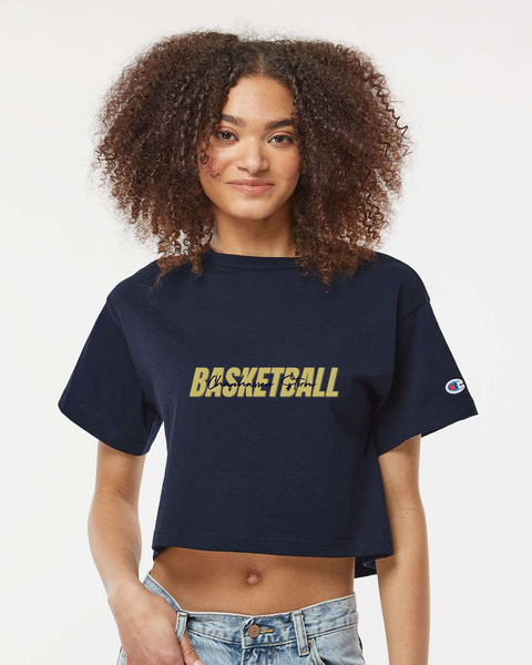 Chanhassen Basketball Champion Women's Crop Tee