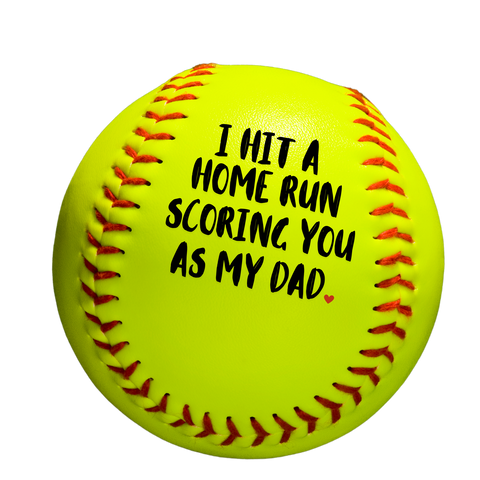 Father’s Day “Home Run” Softball 🥎 Keepsake (from We or I)