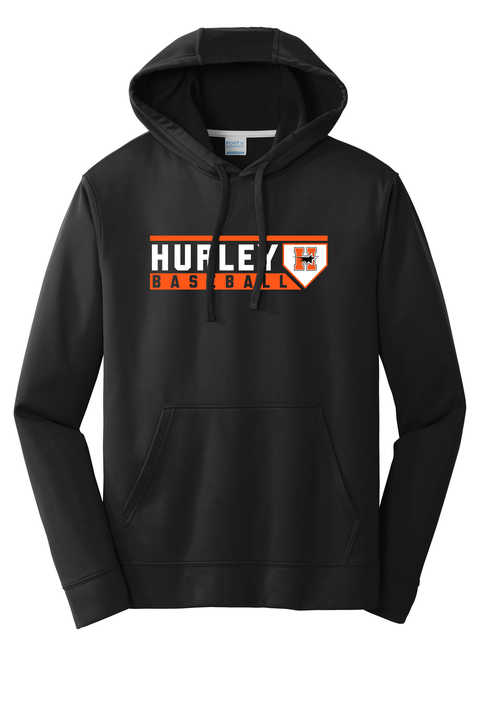 Hurley Northstars Simple Baseball Adult Performance Hoodie - Black