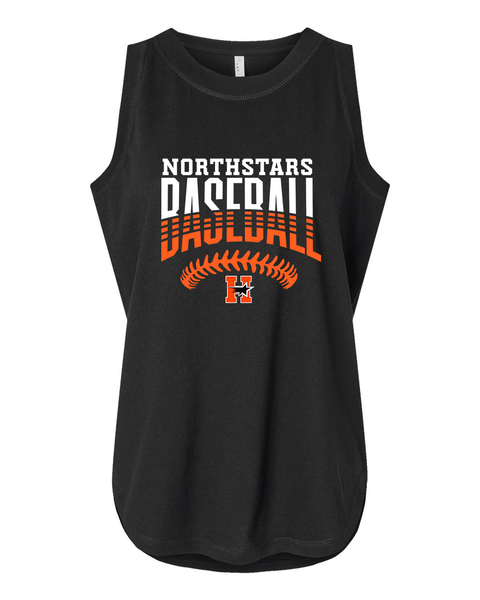 Hurley Northstars Baseball w/ Stitch Design Tank Top - Girls/Womens Fit