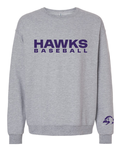 Chaska Hawks Baseball Ultra Soft Unisex Crewneck Sweatshirt