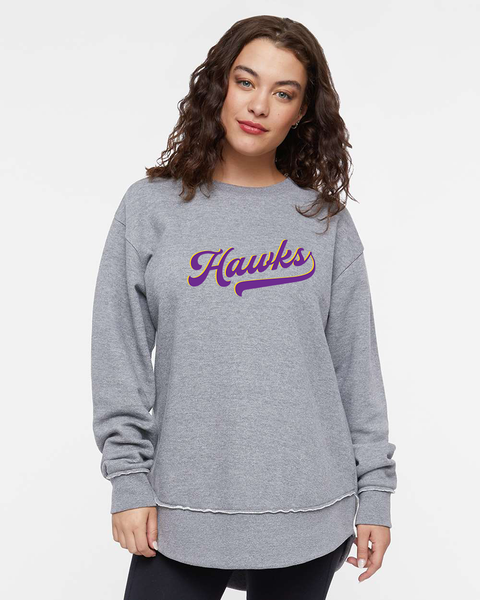 Hawks Women's Longer-Length Relaxed Fit Sweatshirt