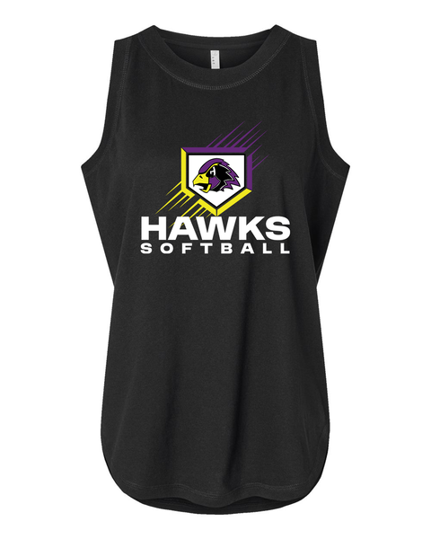 Chaska Hawks Softball Diamond Tank Top - Women's Cut