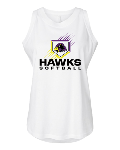 Chaska Hawks Softball Diamond Tank Top - Women's Cut