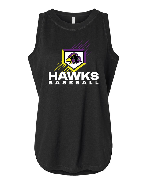 Chaska Hawks Baseball Diamond Tank Top - Women's Cut