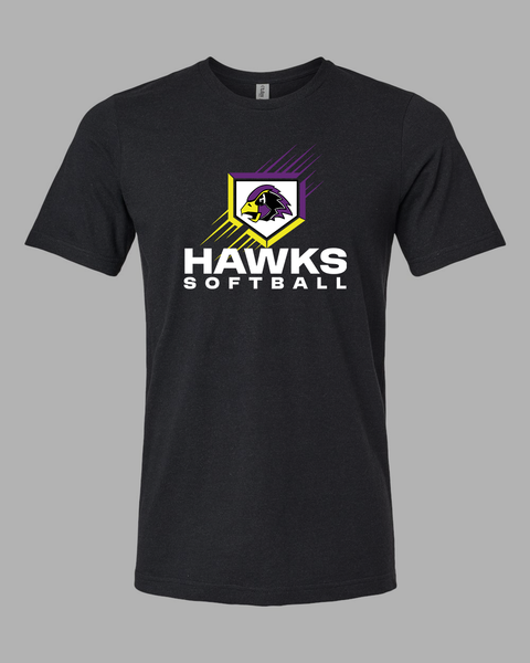 Chaska Hawks Softball Diamond Ultra-Soft Tee - Adult & Youth