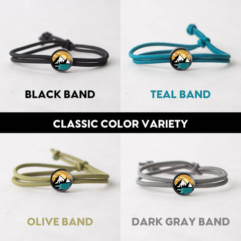 Daily Inspiration Smart Bracelet - Abstract Image - Elastic