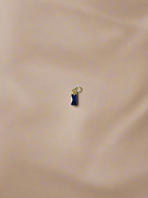 Rectangle Crystal Charm