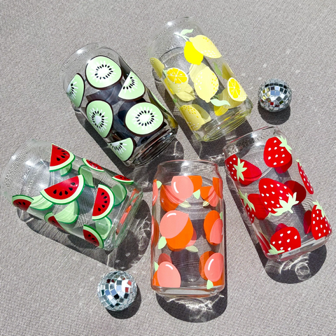 Fruit Glasses | Modern Coffee Glasses