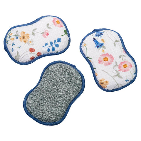 RE:usable Sponges (Set of 3) - Serenity Floral