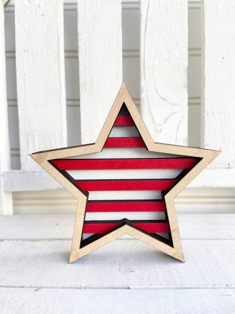 Patriotic Stars, Patriotic Decor, July 4th Decor