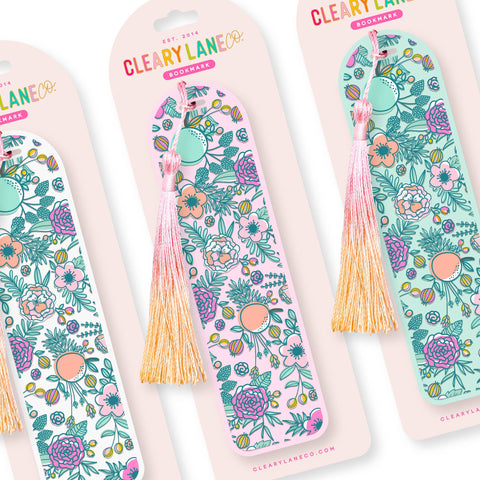 Acrylic Bookmark with Tassel - Choose your design