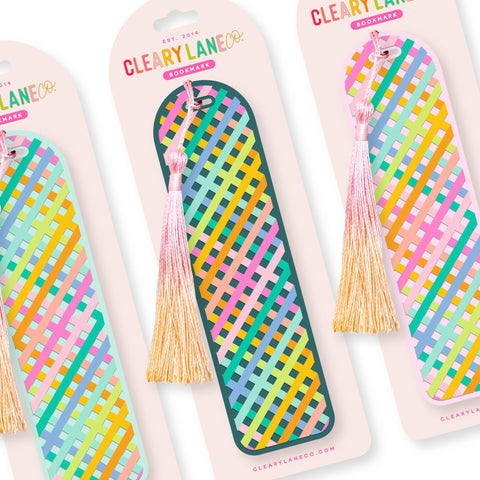 Acrylic Bookmark with Tassel - Choose your design