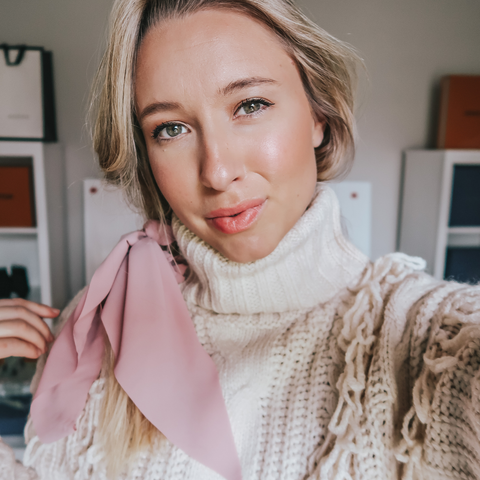 Single Scrunchie - Soft Pink Darling