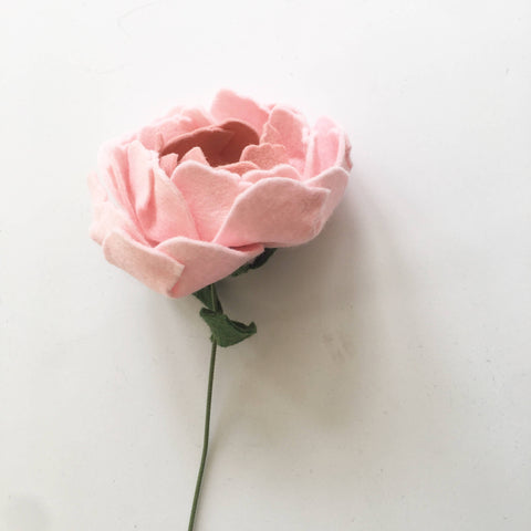 Peony Felt Flowers