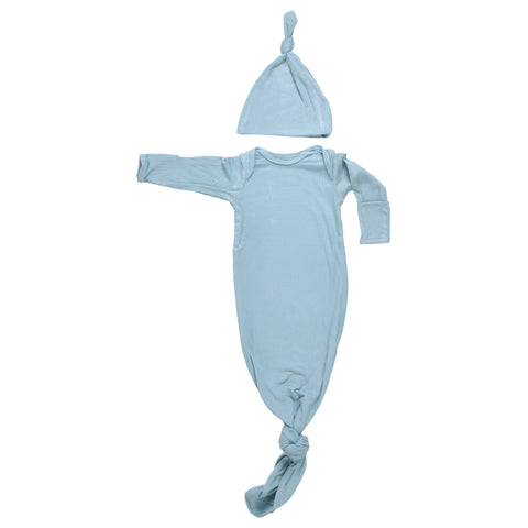 Blue Bird Knotted Gown + Optional Matching Hat