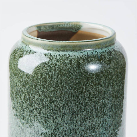 Truu Design Dipped Glaze Ceramic Vase, 5.1"x10"