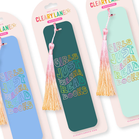 Acrylic Bookmark with Tassel - Choose your design
