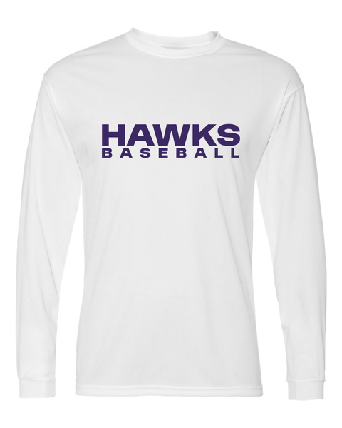 Chaska Hawks Baseball Long-Sleeve Performance Tee - Adult & Youth