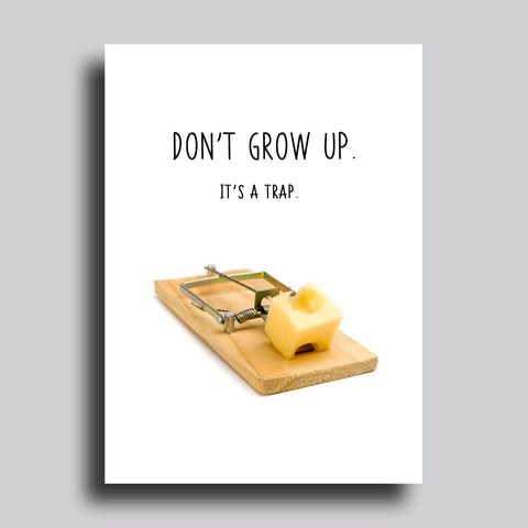 It's a Trap Birthday Greeting Card
