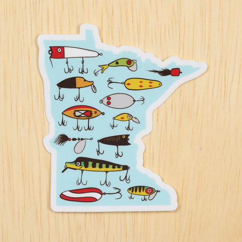 Sticker Minnesota Fishing Lures