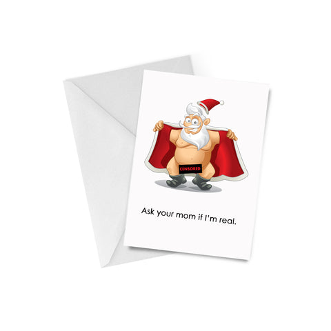 Ask Your Mom Christmas Card