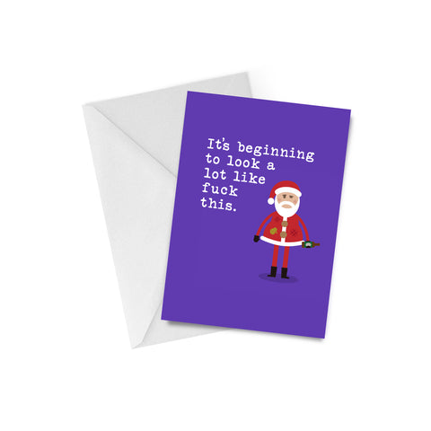 Fuck This Christmas Card