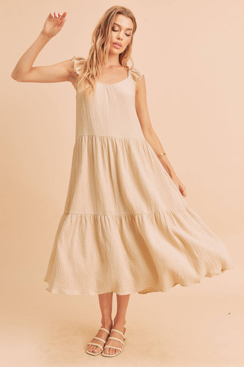 Emma Dress - Ecru