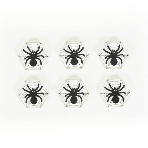 Spider and Web Wood Decor - Mini Wood Bowl/Vase Fillers