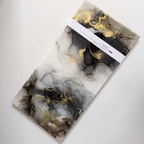 Alcohol Ink Tile for Trivet or Charcuterie Serving Tray - Various Sizes & Colors